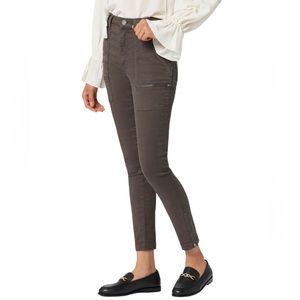 JOIE STORM BROWN HIGH RISE PARK SKINNY PANT with some stretch, Size 25